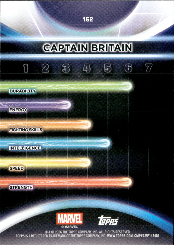 Captain Britain card back