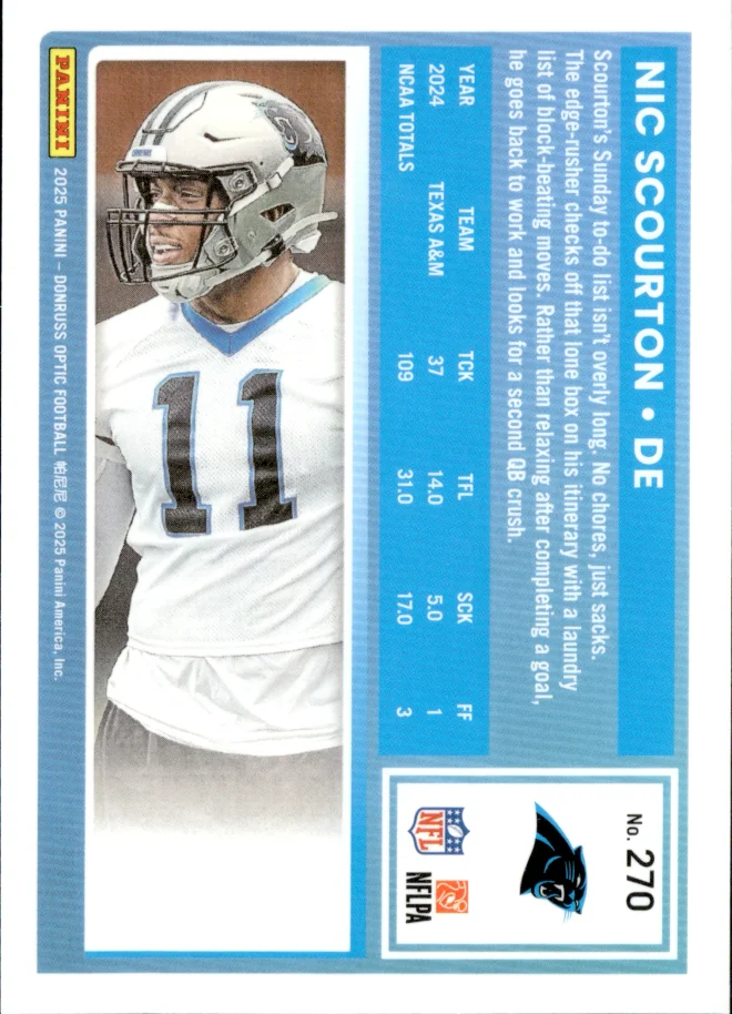Nic Scourton card back
