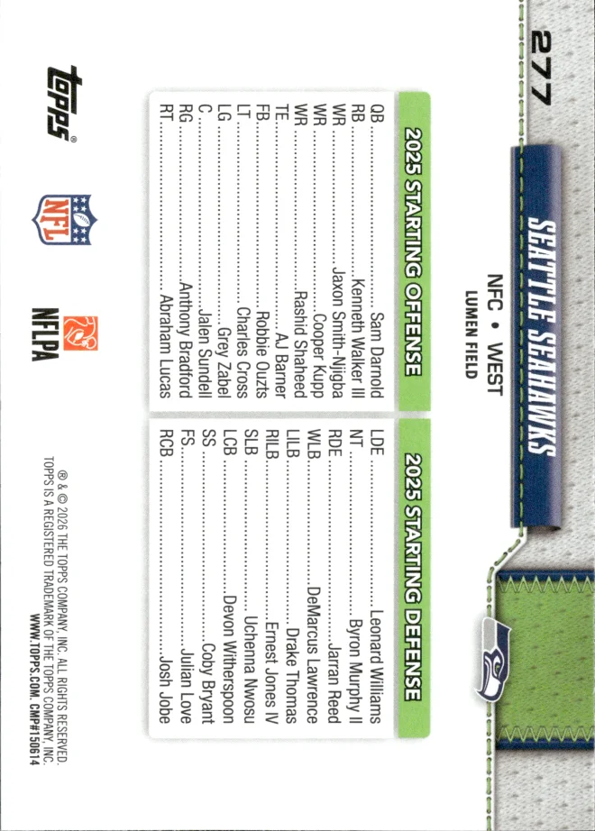 Card 12 card back
