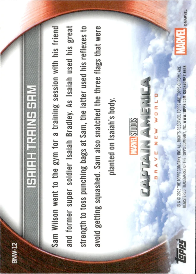 Isaiah Bradley card back