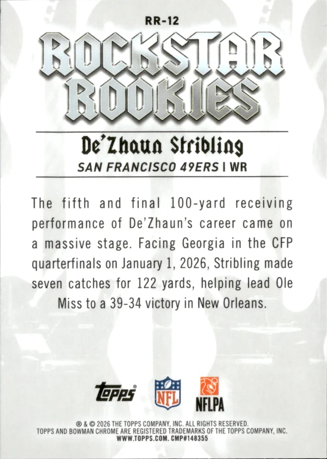 De'Zhaun Stribling card back