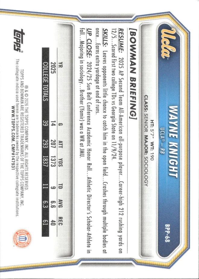 Wayne Knight card back