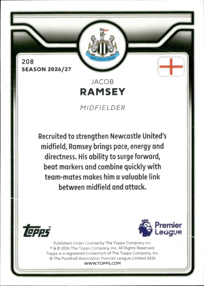 Jacob Ramsey card back