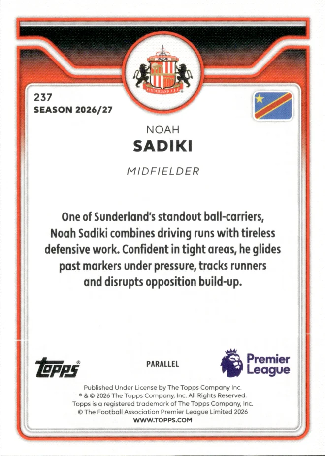 Noah Sadiki card back