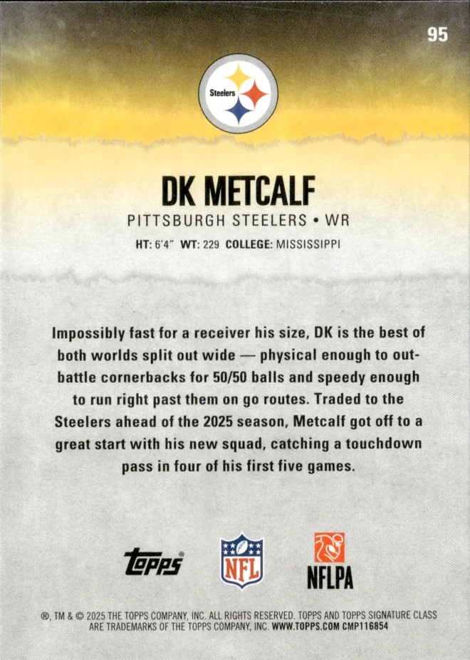 DK Metcalf card back