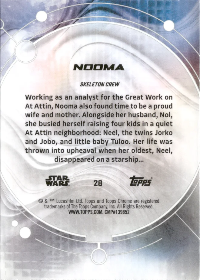 Nooma card back