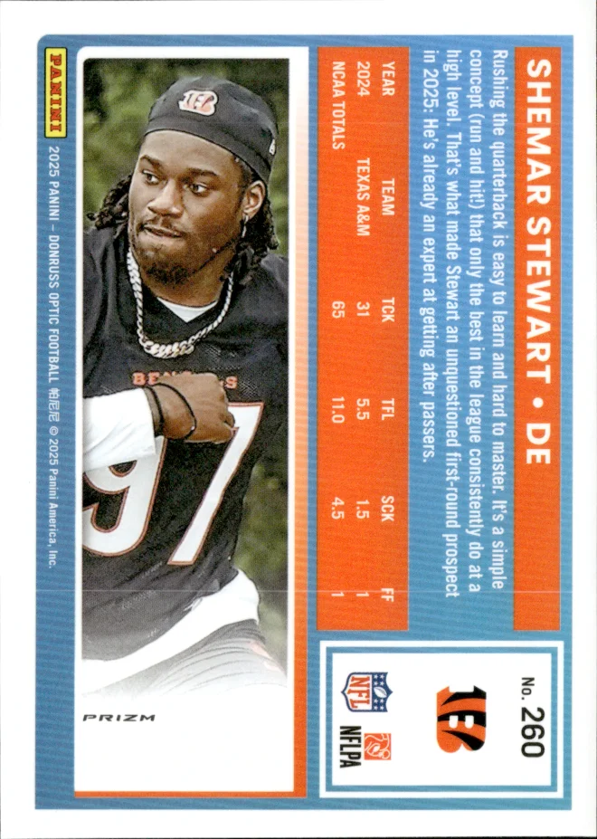 Shemar Stewart card back