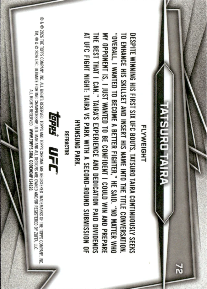 Tatsuro Taira card back