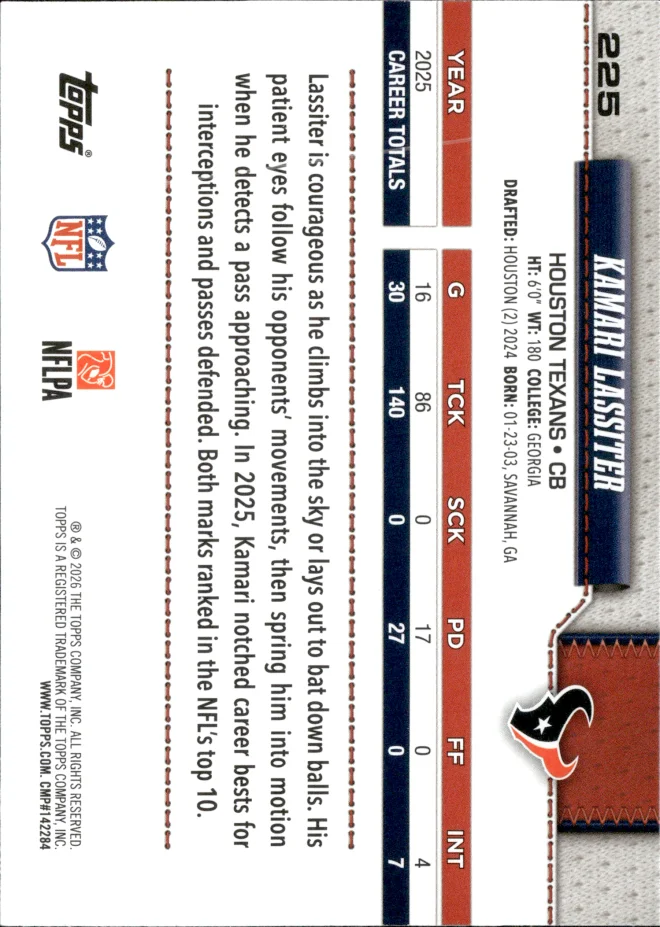 Kamari Lassiter card back