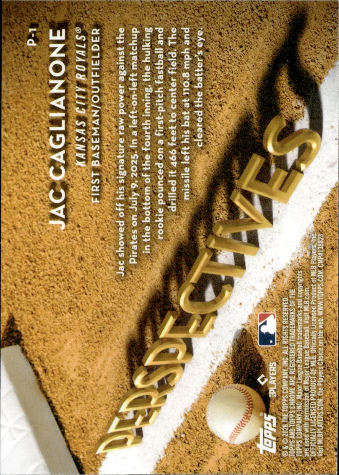 Jac Caglianone card back