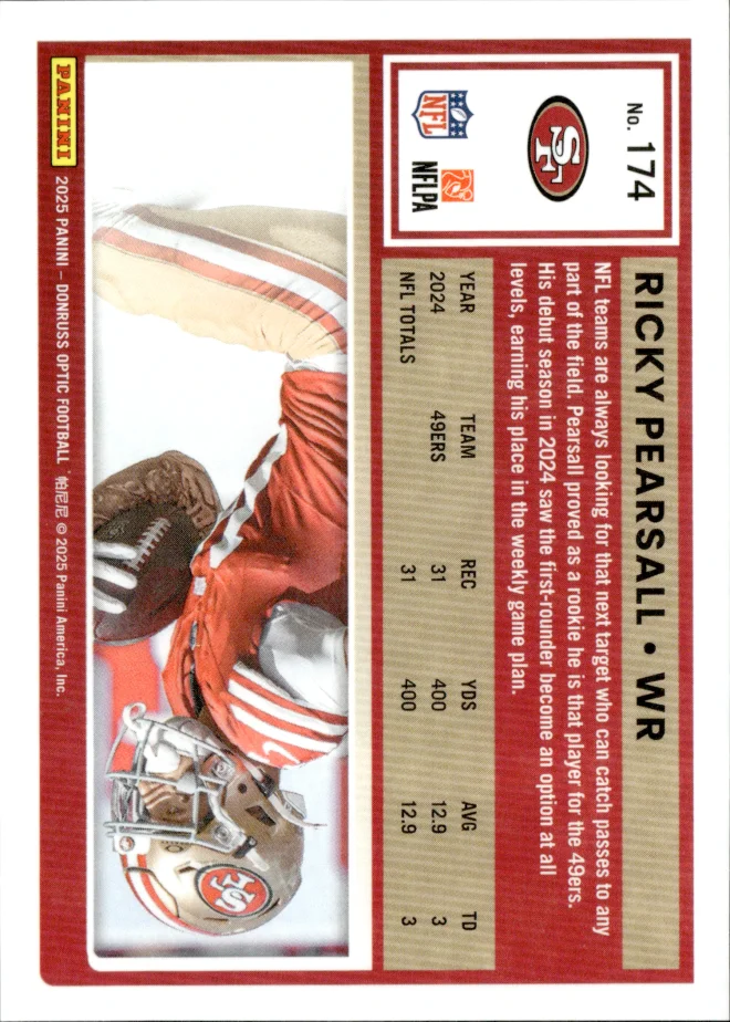 Ricky Pearsall card back