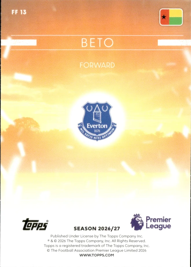Beto card back