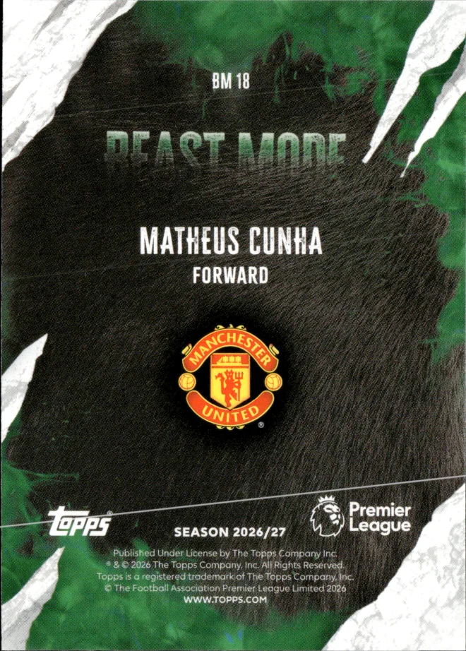 Matheus Cunha card back