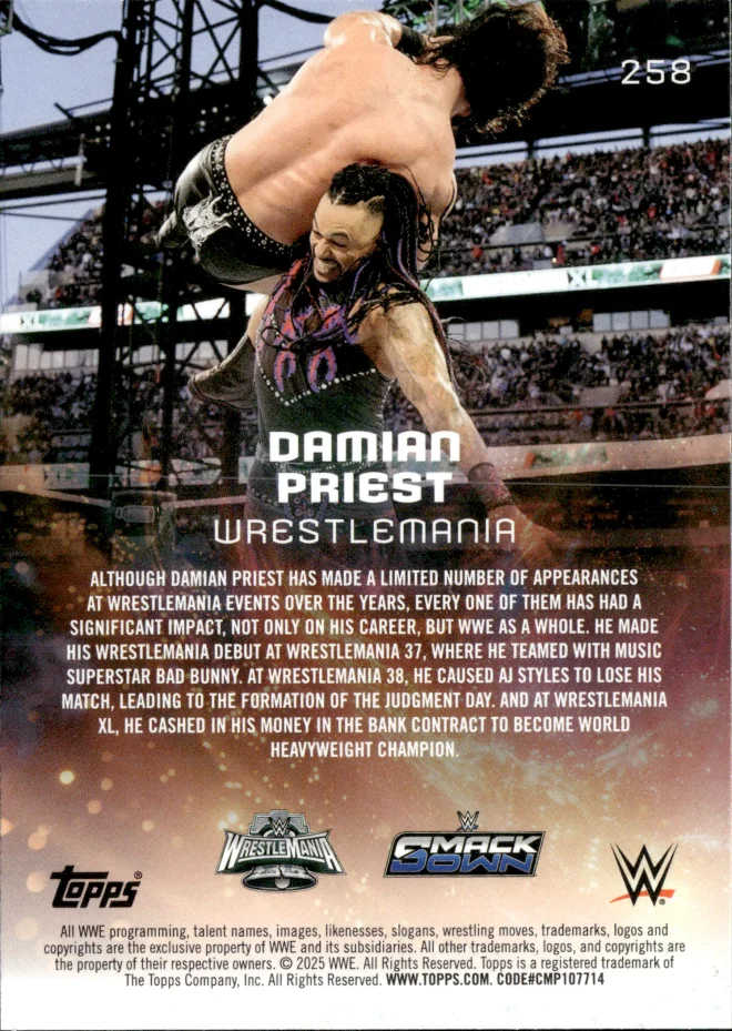 Damian Priest card back