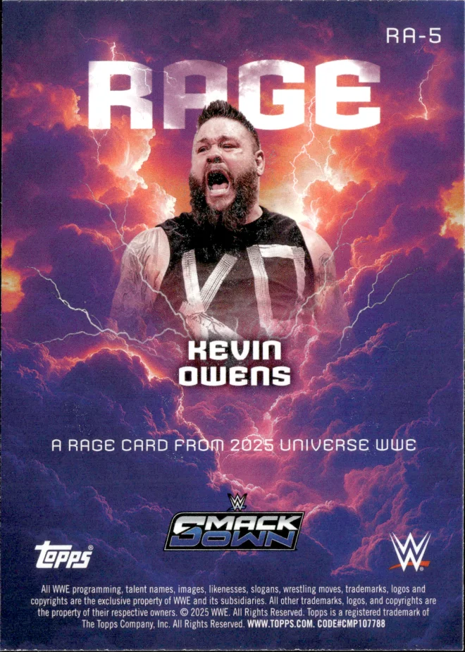 Kevin Owens card back