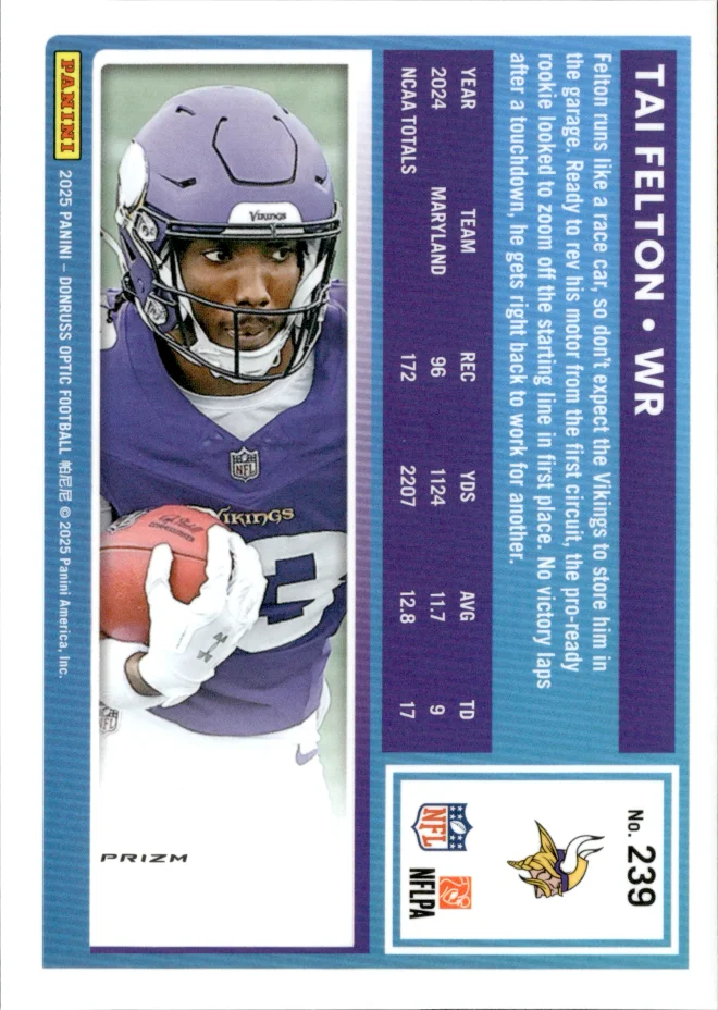 Tai Felton card back