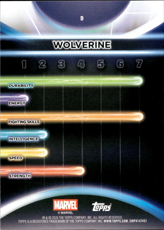 Wolverine card back