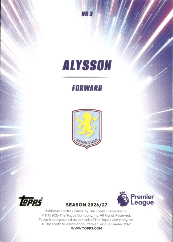 Alysson card back