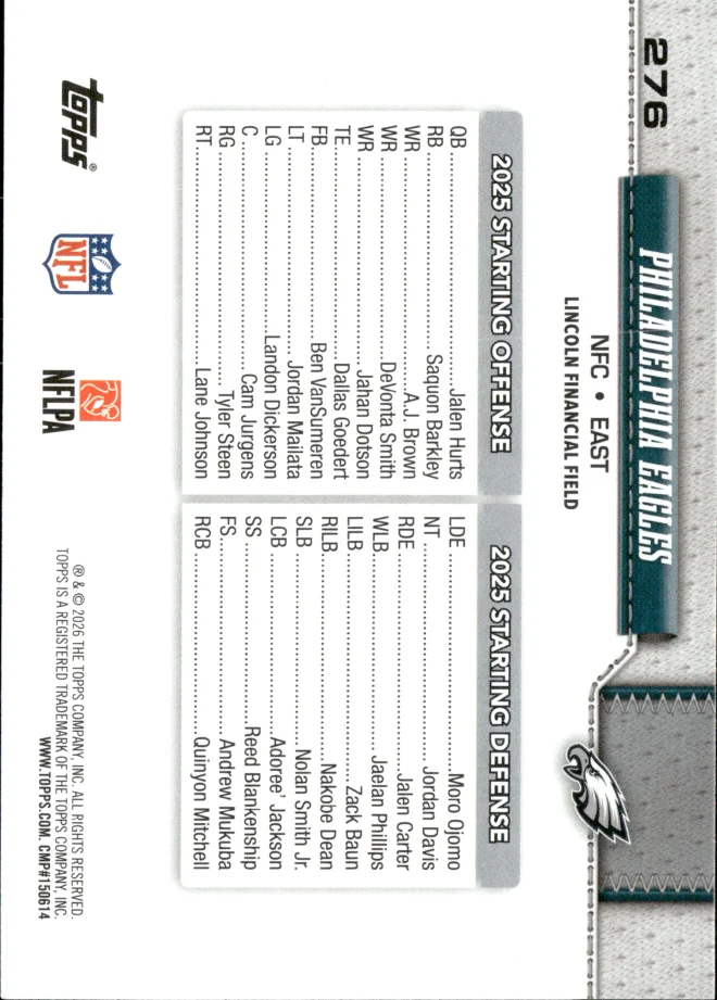 Card 8 card back