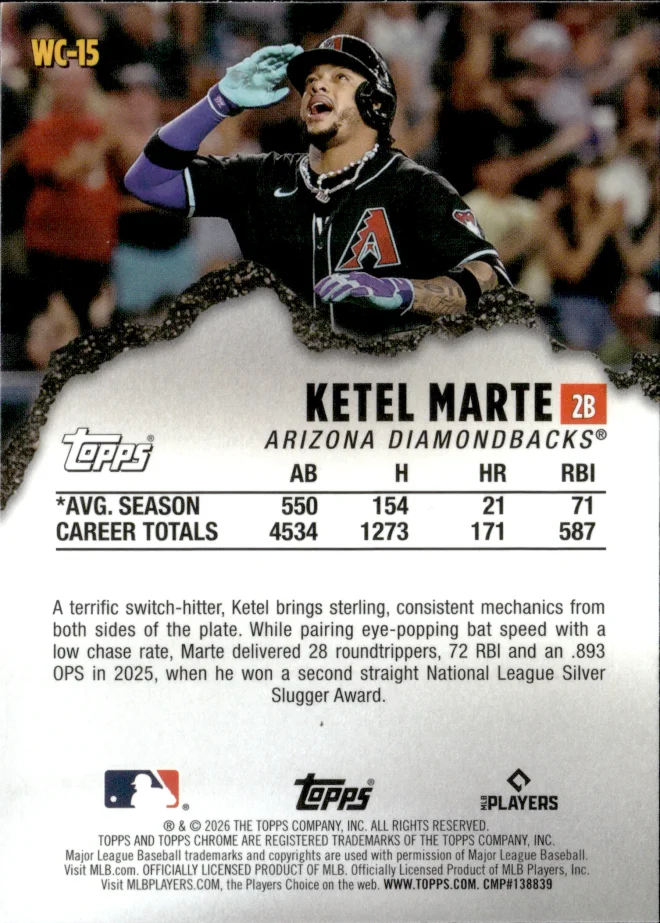 Ketel Marte card back