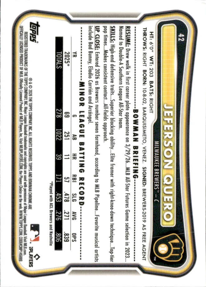 Jeferson Quero card back