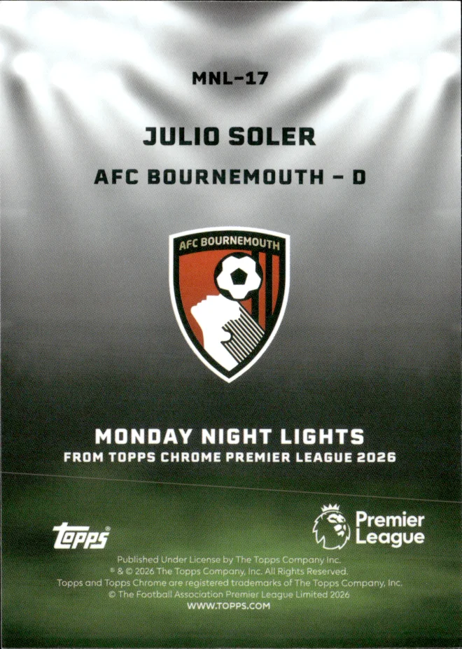 Julio Soler card back