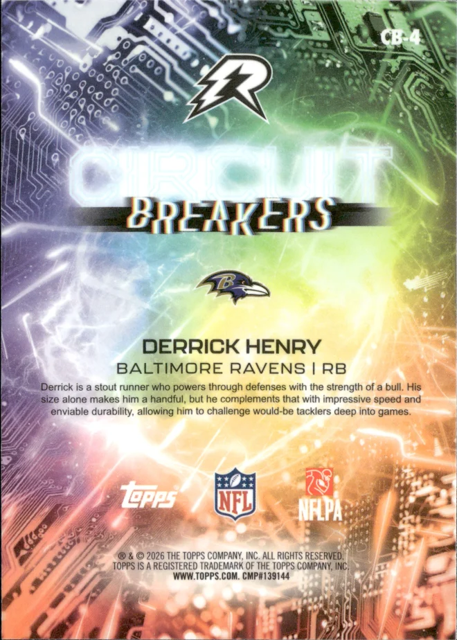 Derrick Henry card back
