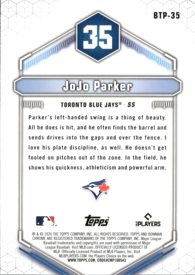 JoJo Parker card back