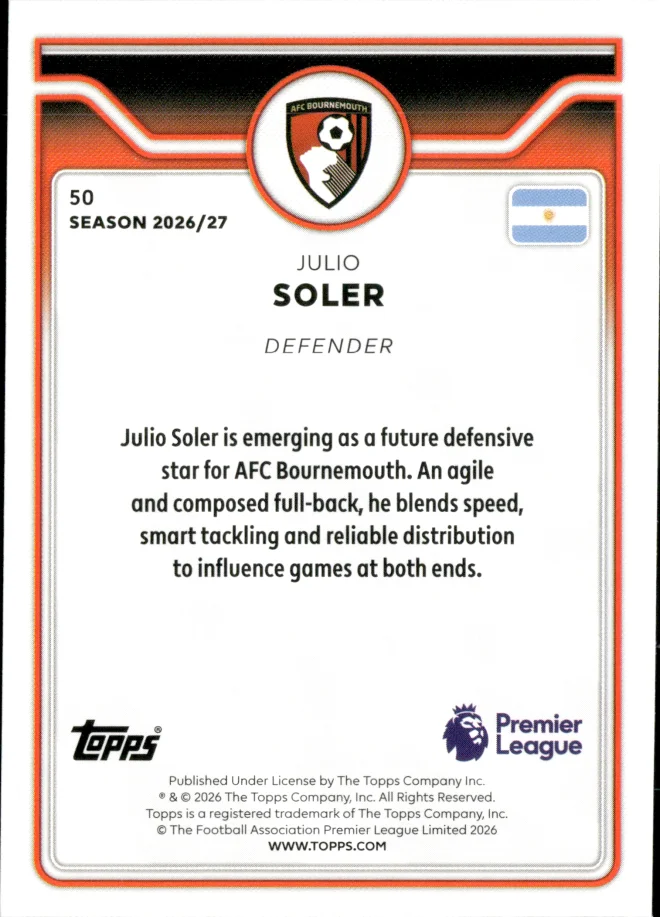 Julio Soler card back