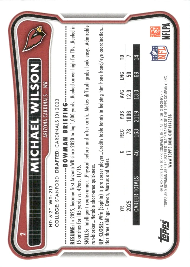 Michael Wilson card back