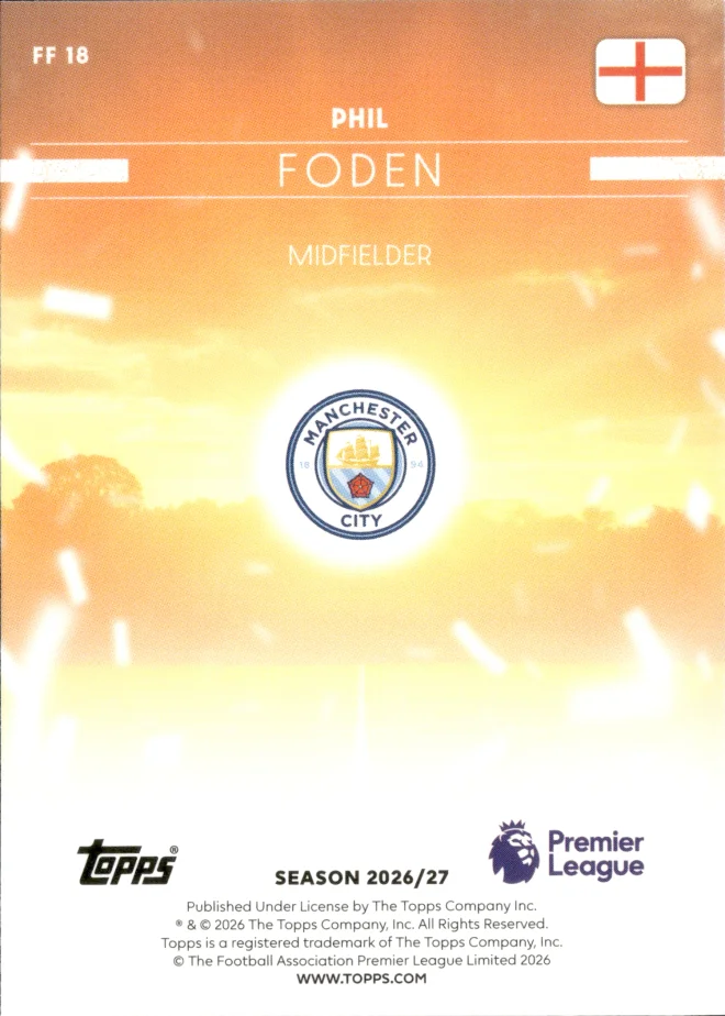 Phil Foden card back