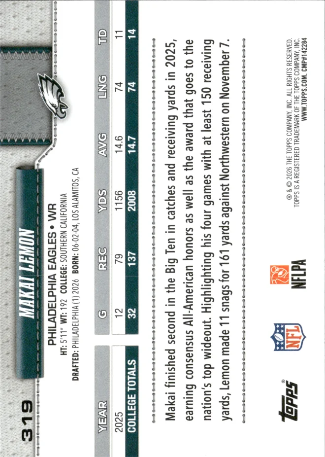 Makai Lemon card back