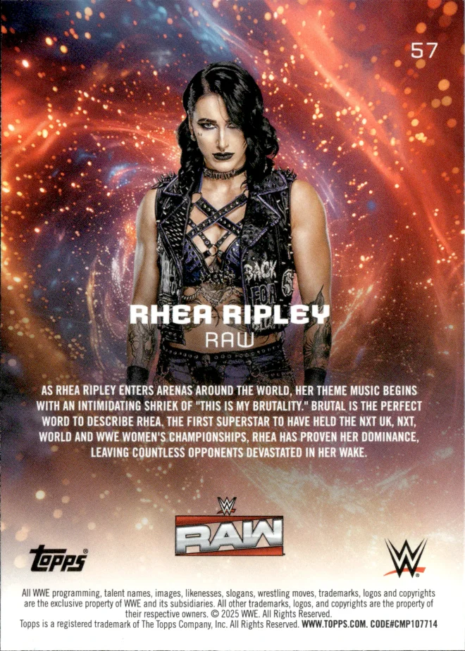 Rhea Ripley card back