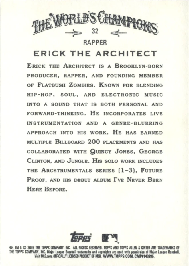Erick the Architect card back