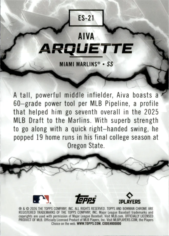 Aiva Arquette card back