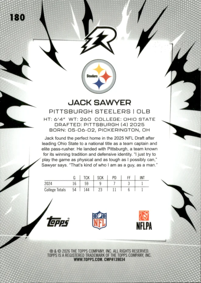 Jack Sawyer card back