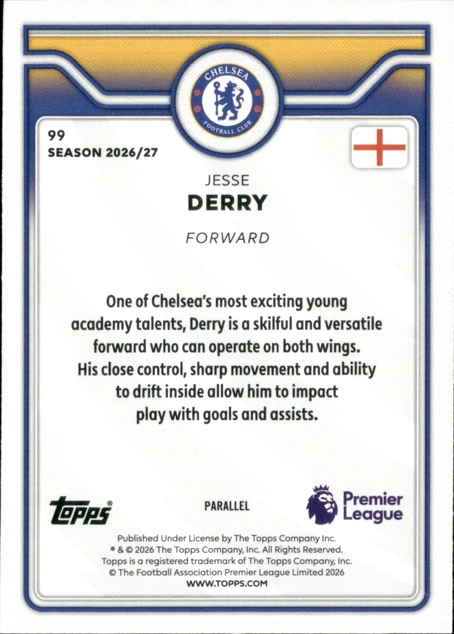 Jesse Derry card back