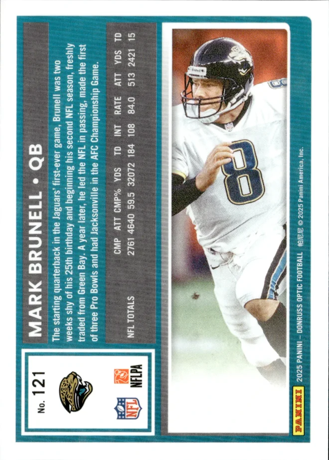 Mark Brunell card back