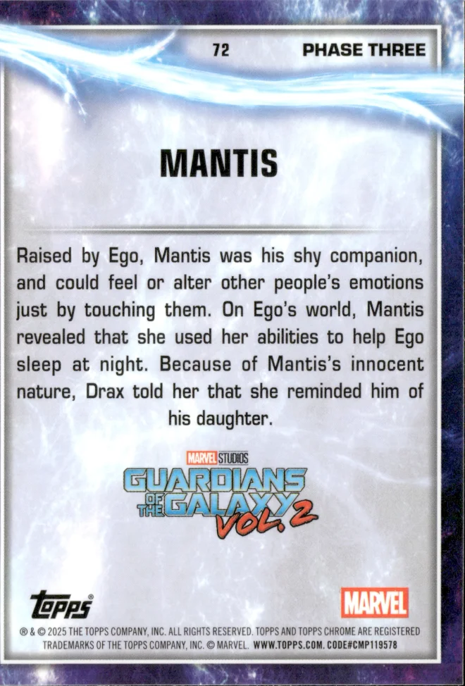 Mantis card back