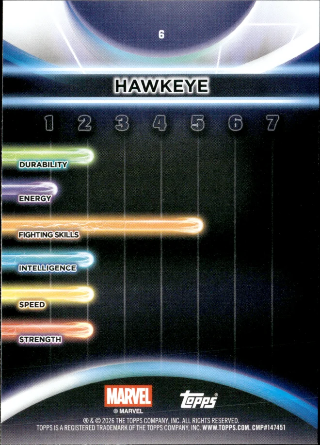 Hawkeye card back
