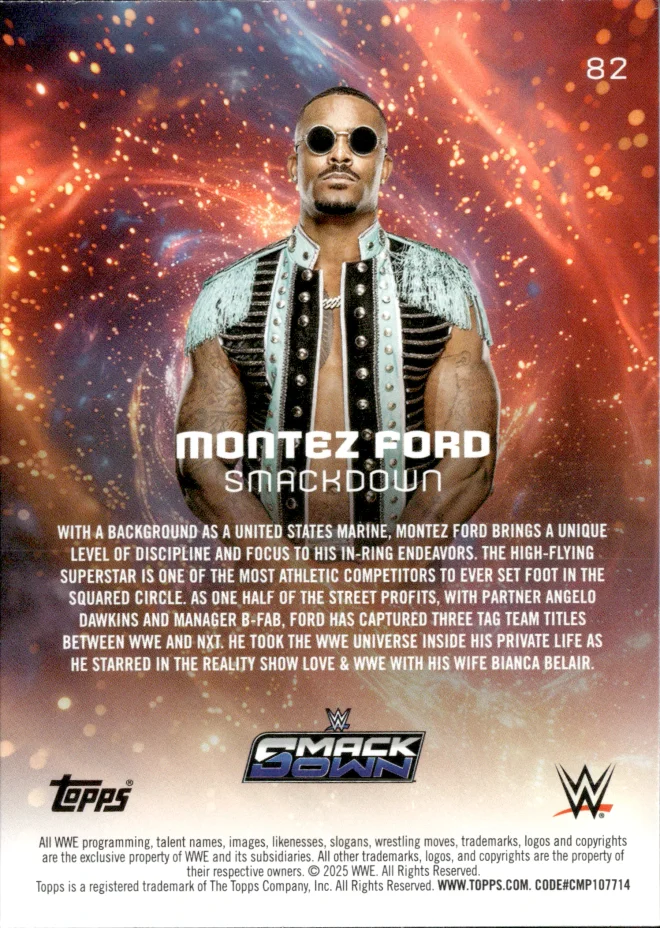 Montez Ford card back