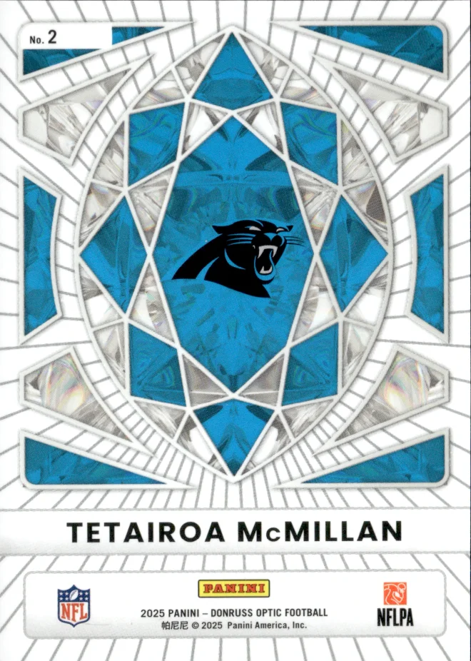 Tetairoa McMillan card back