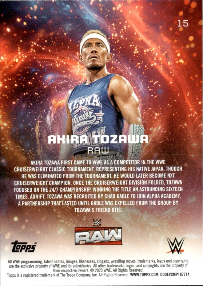 Akira Tozawa card back