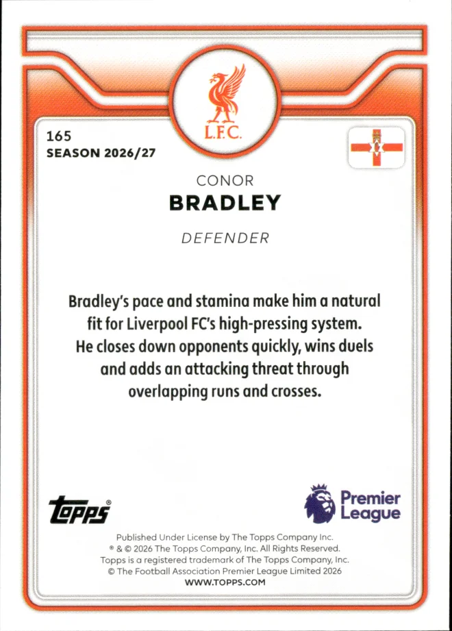 Conor Bradley card back