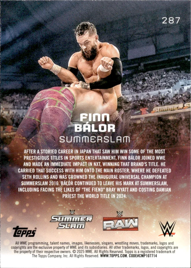 Finn Bálor card back