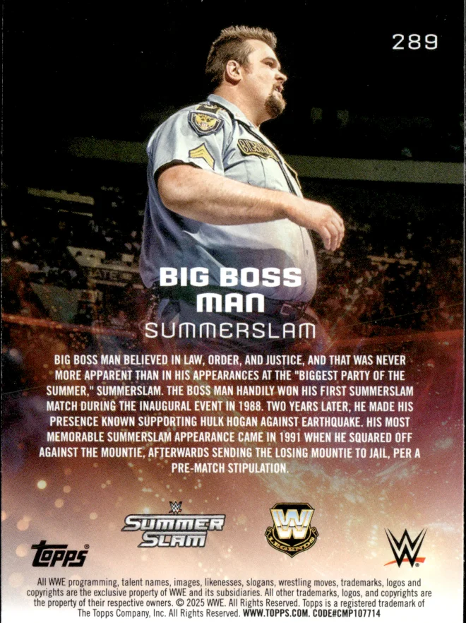 Big Boss Man card back