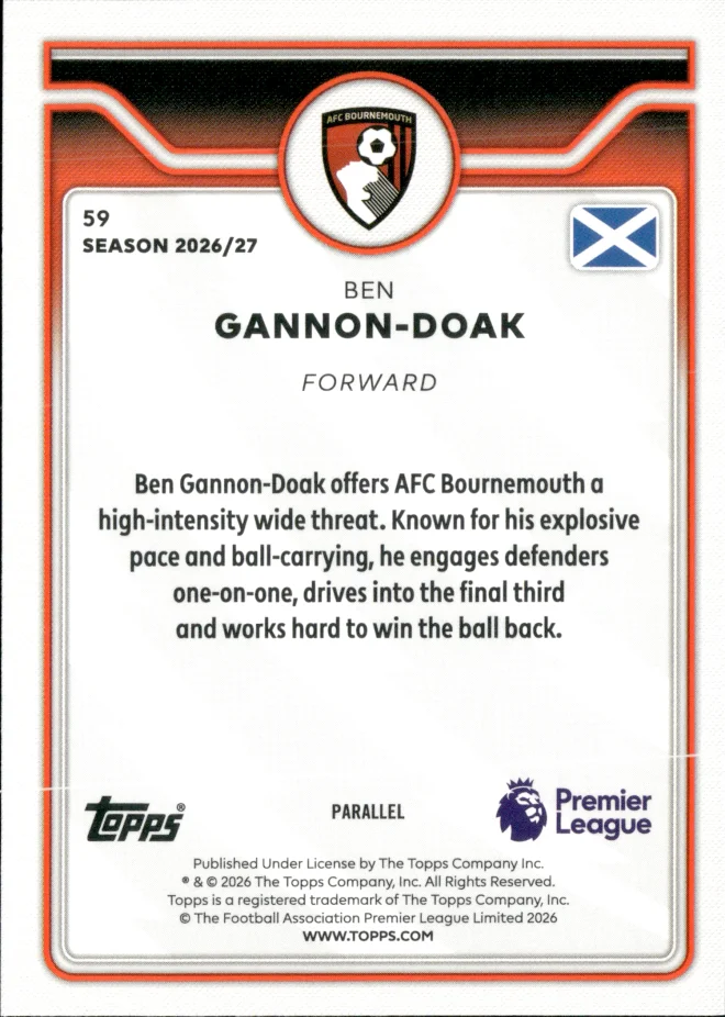 Ben Gannon-Doak card back