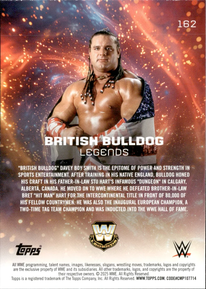 British Bulldog card back