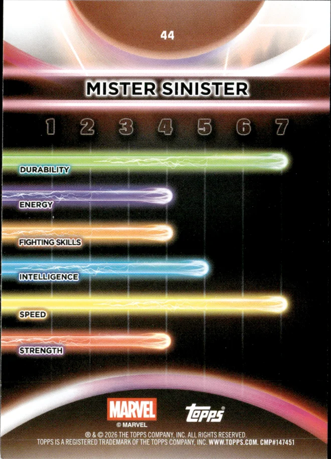 Mister Sinister card back