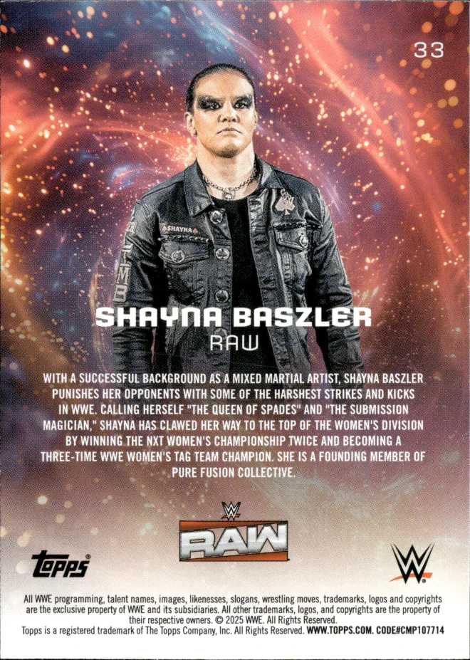 Shayna Baszler card back